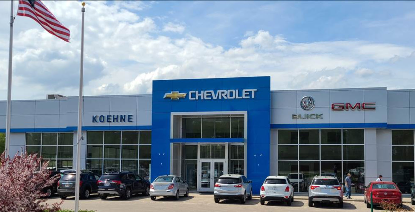 Koehne Chevrolet Buick GMC Inc in WI 230 Cars Available