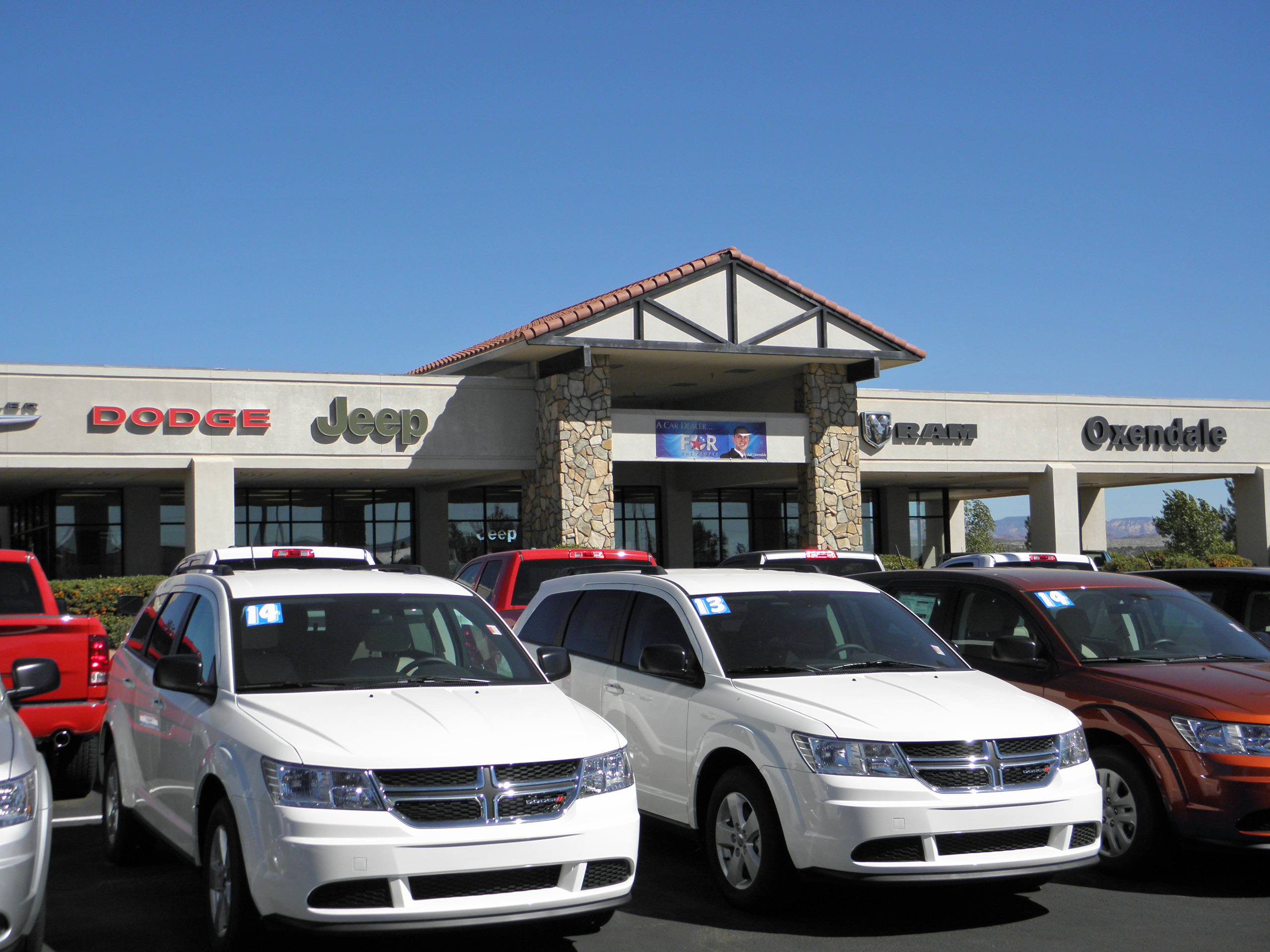 Oxendale Dodge Chrysler Jeep in Cottonwood, AZ Rated 4.8 Stars