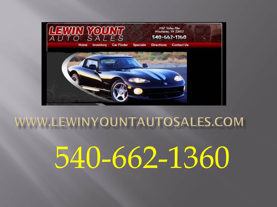 Lewin Yount Auto Sales in Winchester, VA 11 Cars Available Autotrader