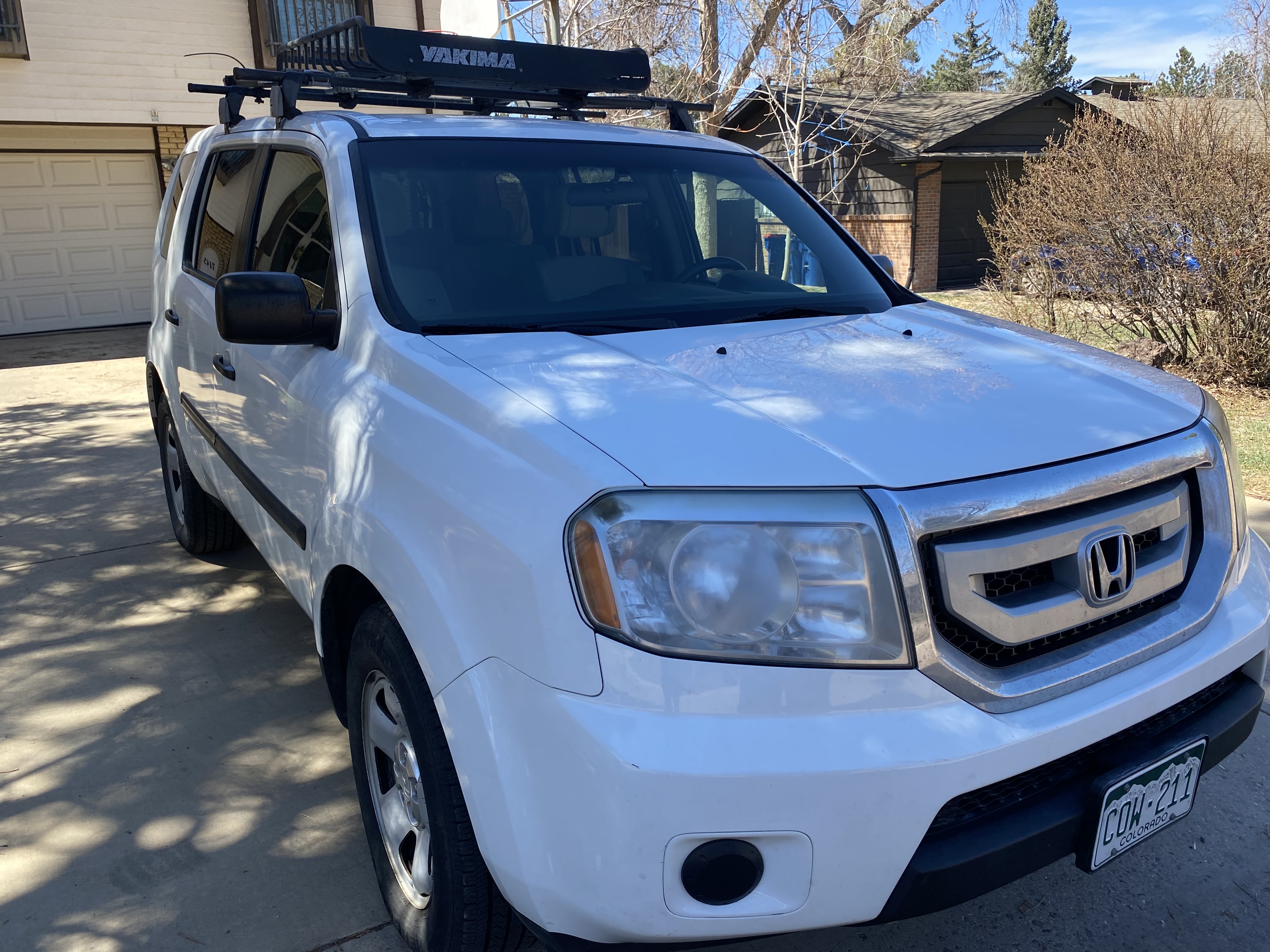 2011 honda pilot online crossbars