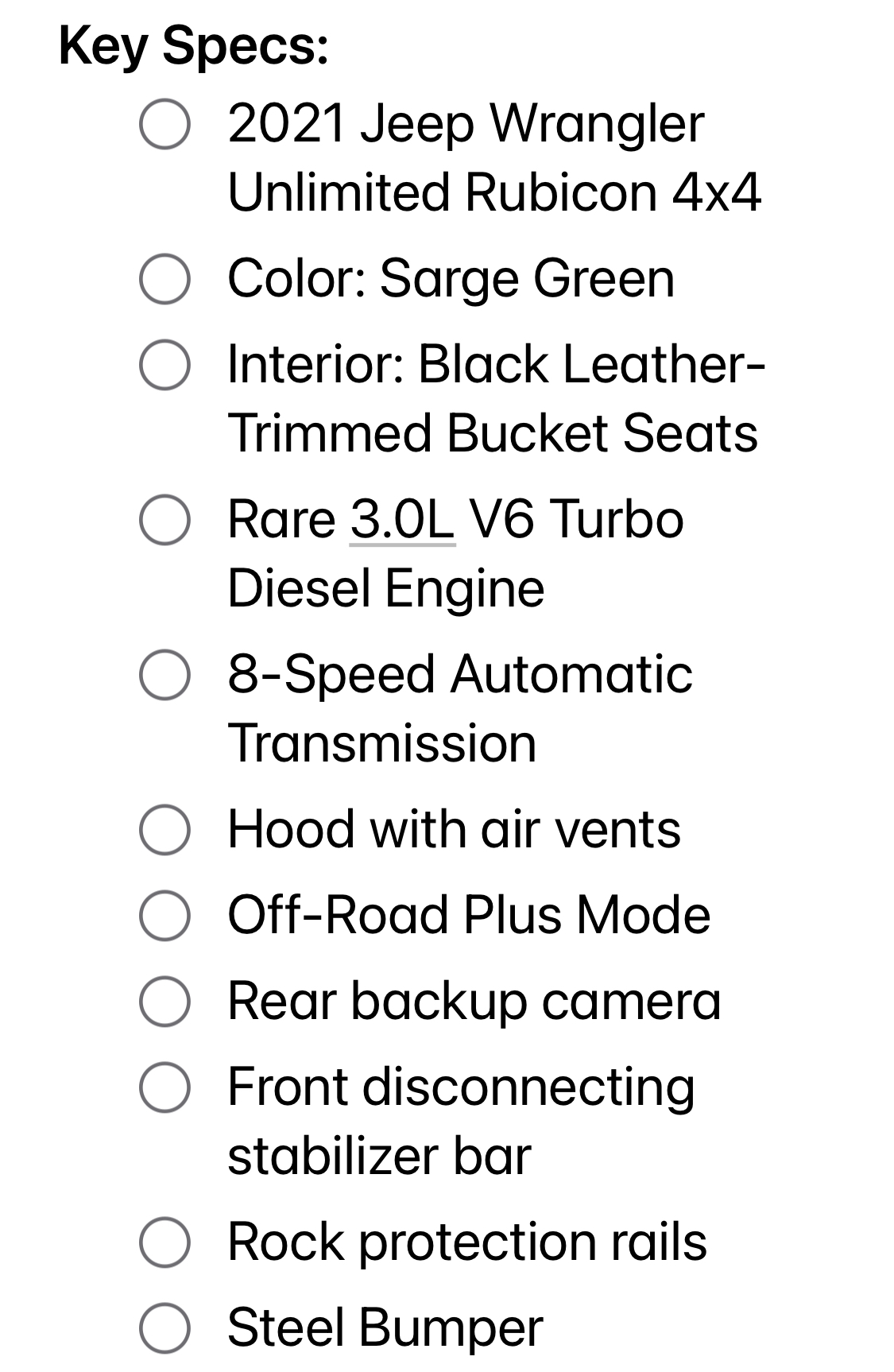 2021 Jeep Wrangler Unlimited Rubicon