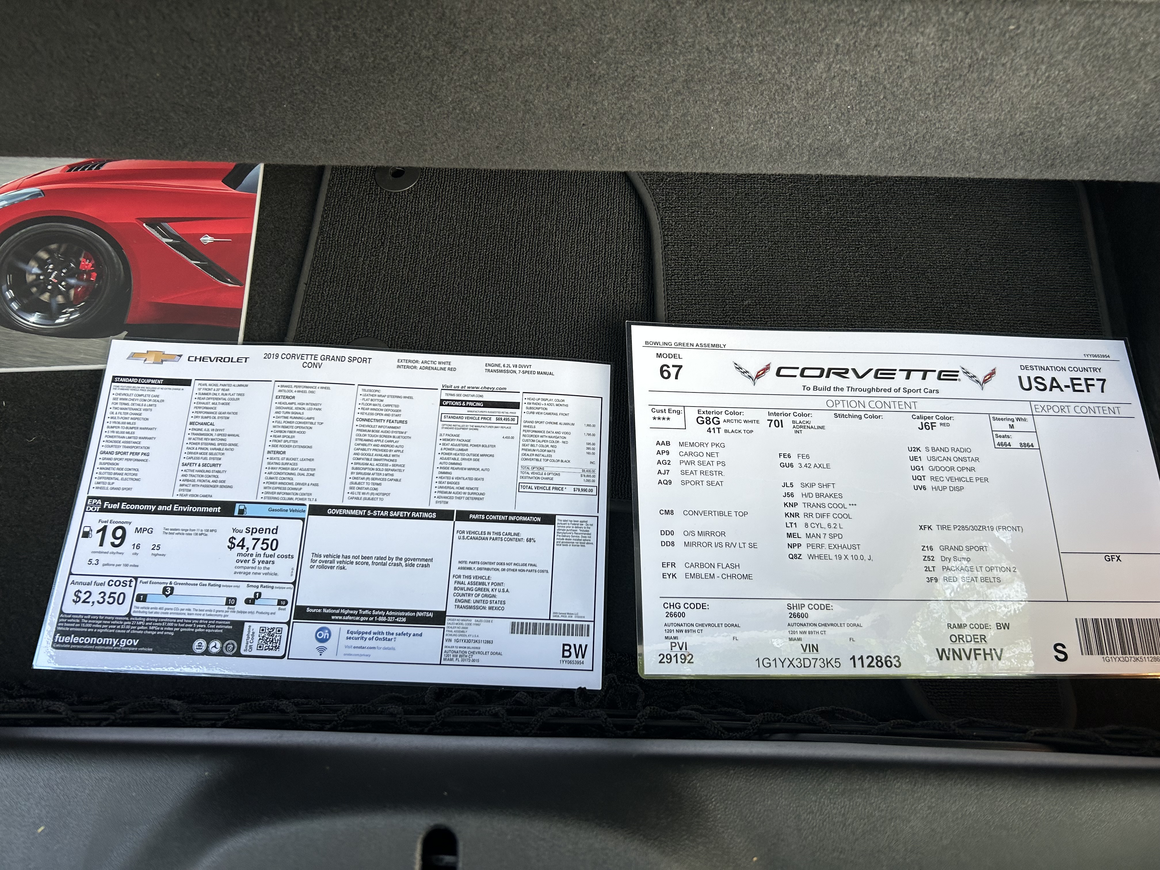 2019 Chevrolet Corvette Grand Sport