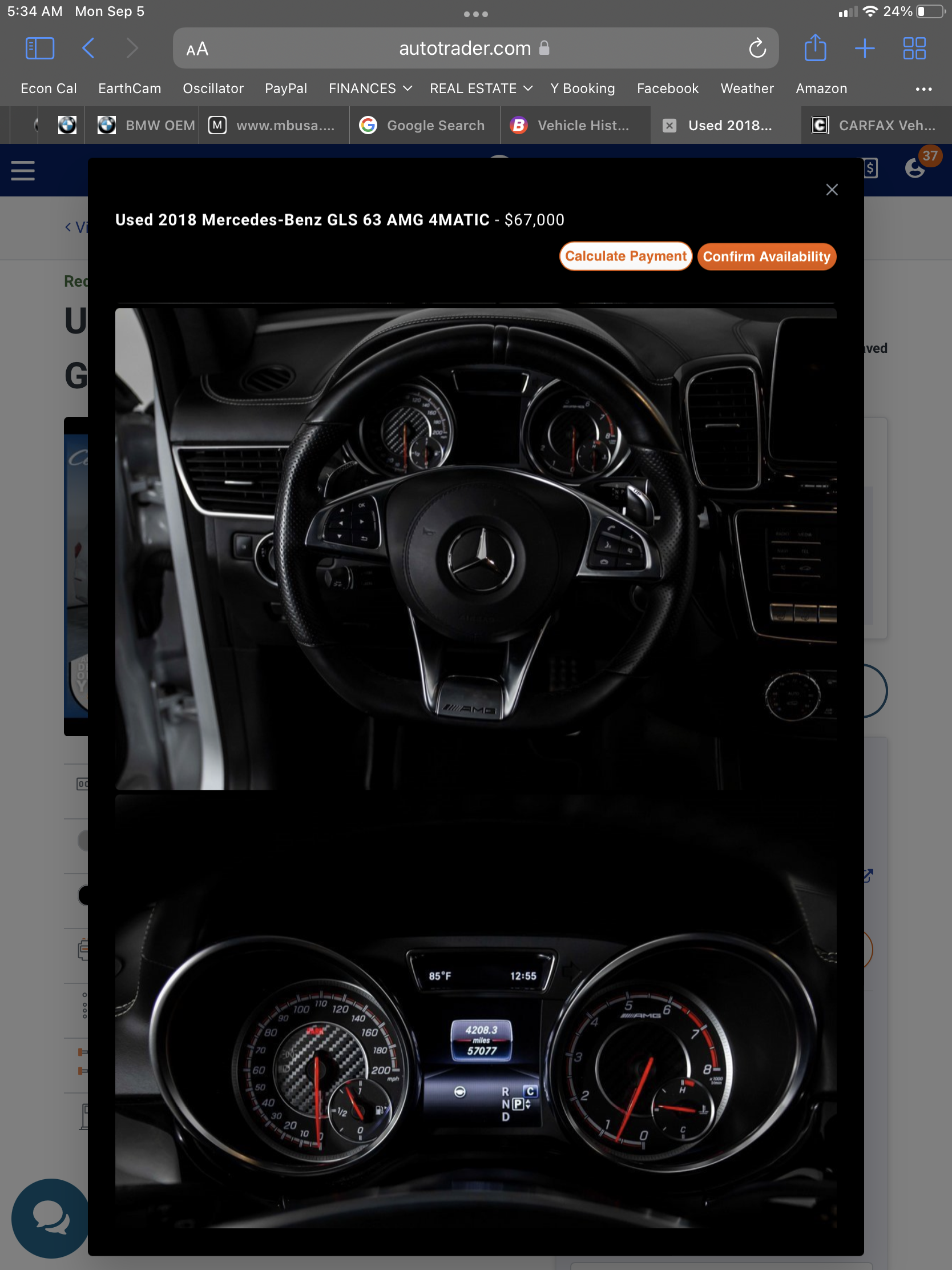 2018 Mercedes-Benz GLS 63 AMG 4MATIC