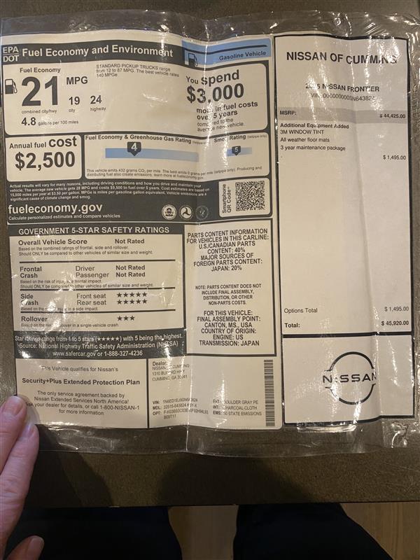 2025 Nissan Frontier Pro-X