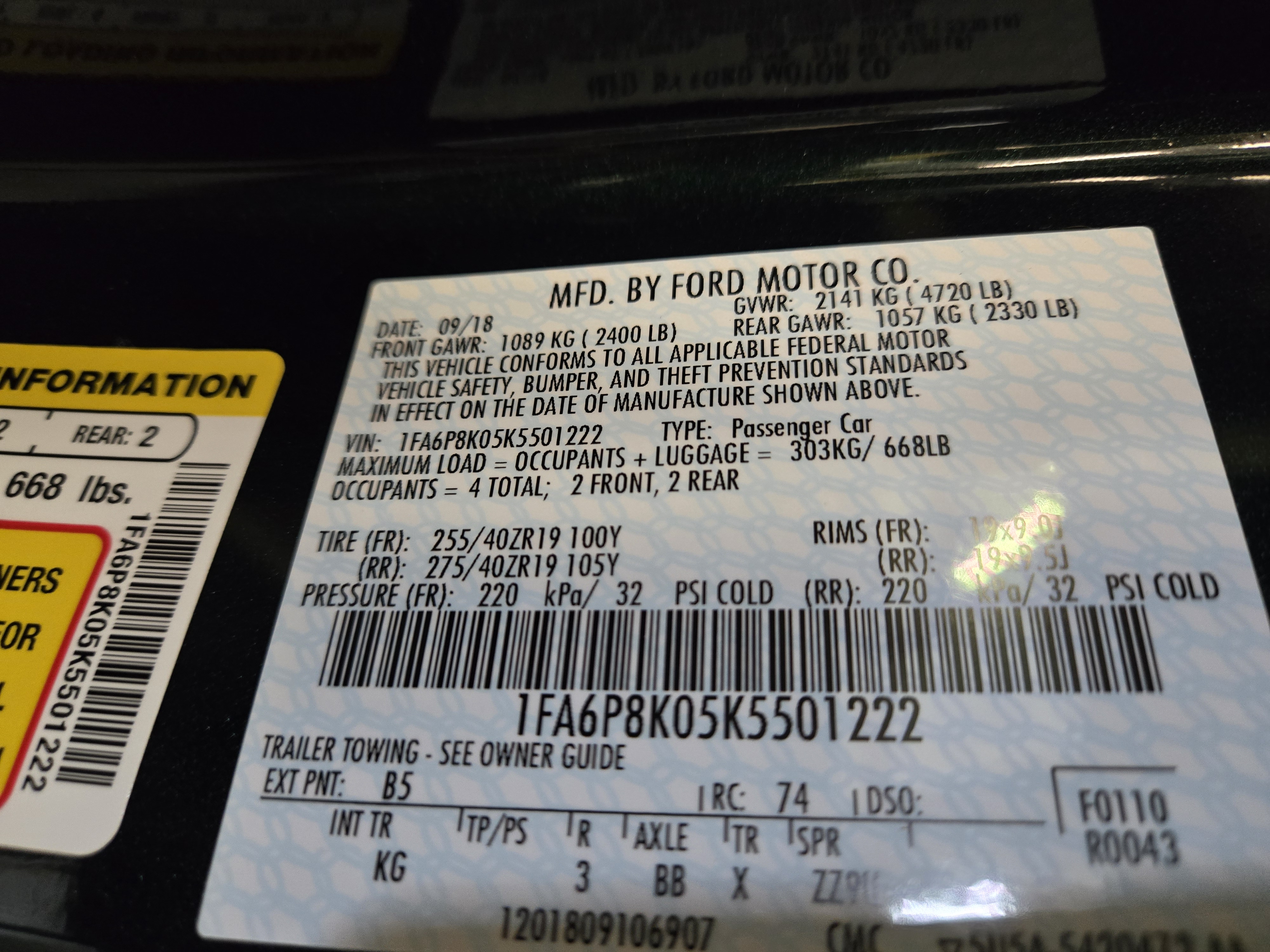 2019 Ford Mustang Bullitt