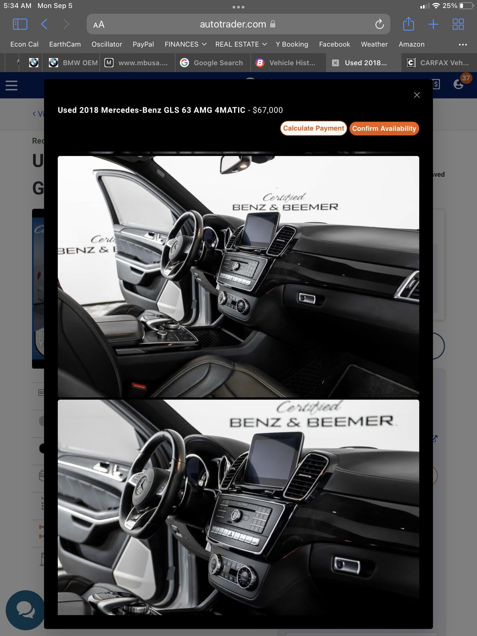 2018 Mercedes-Benz GLS 63 AMG 4MATIC