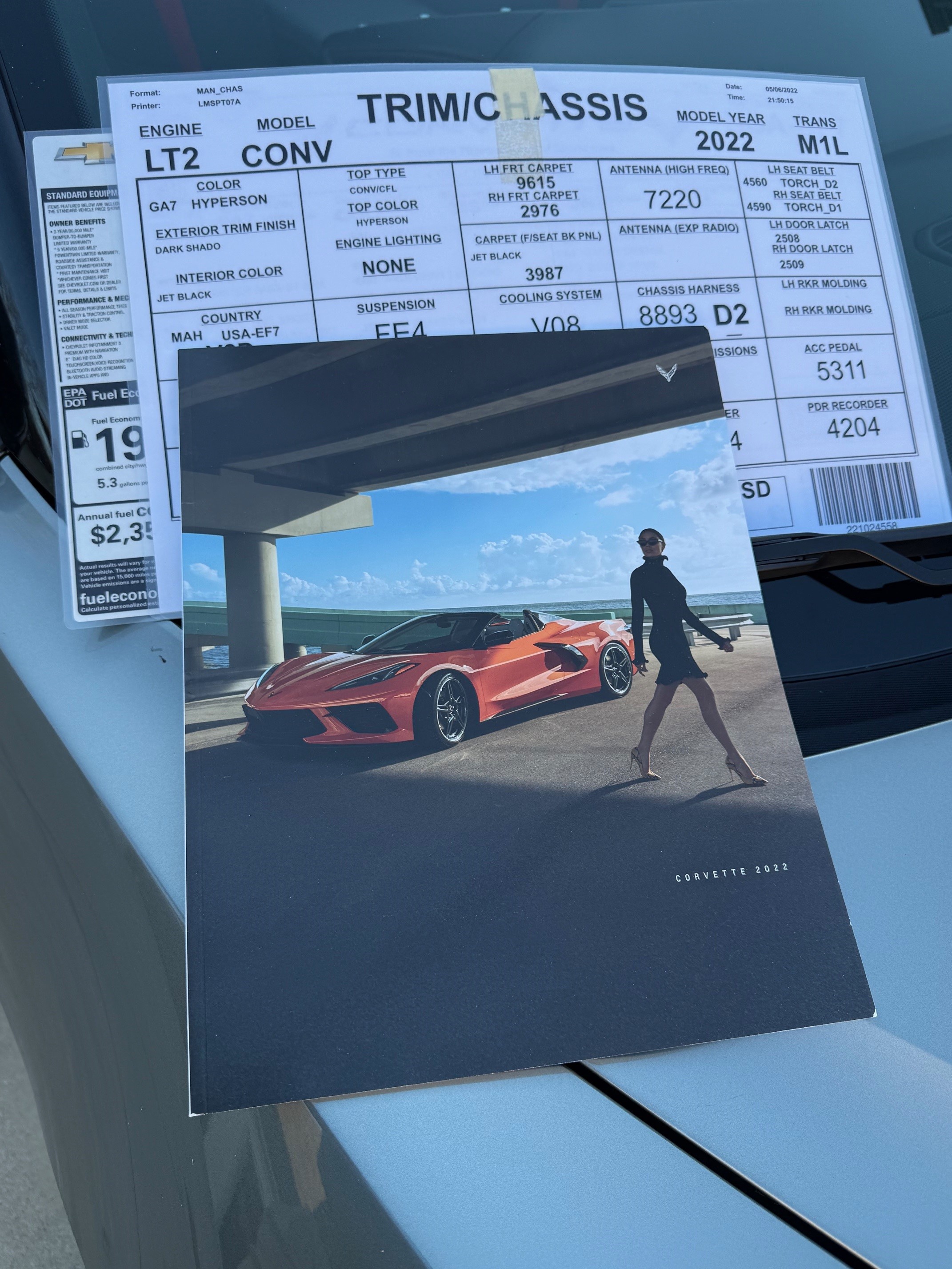 2022 Chevrolet Corvette Stingray Premium Conv