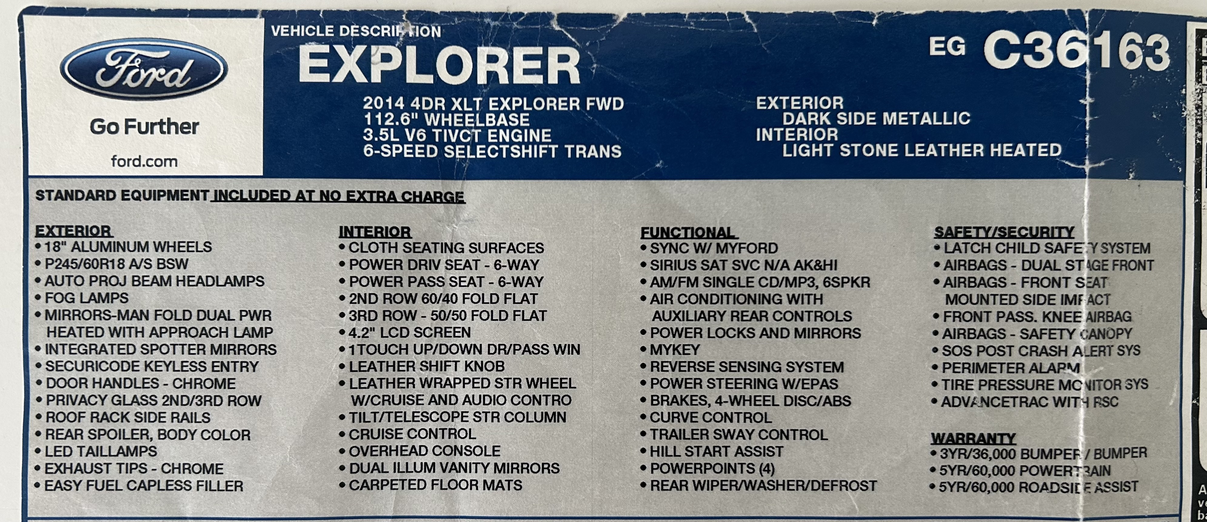 2014 Ford Explorer XLT