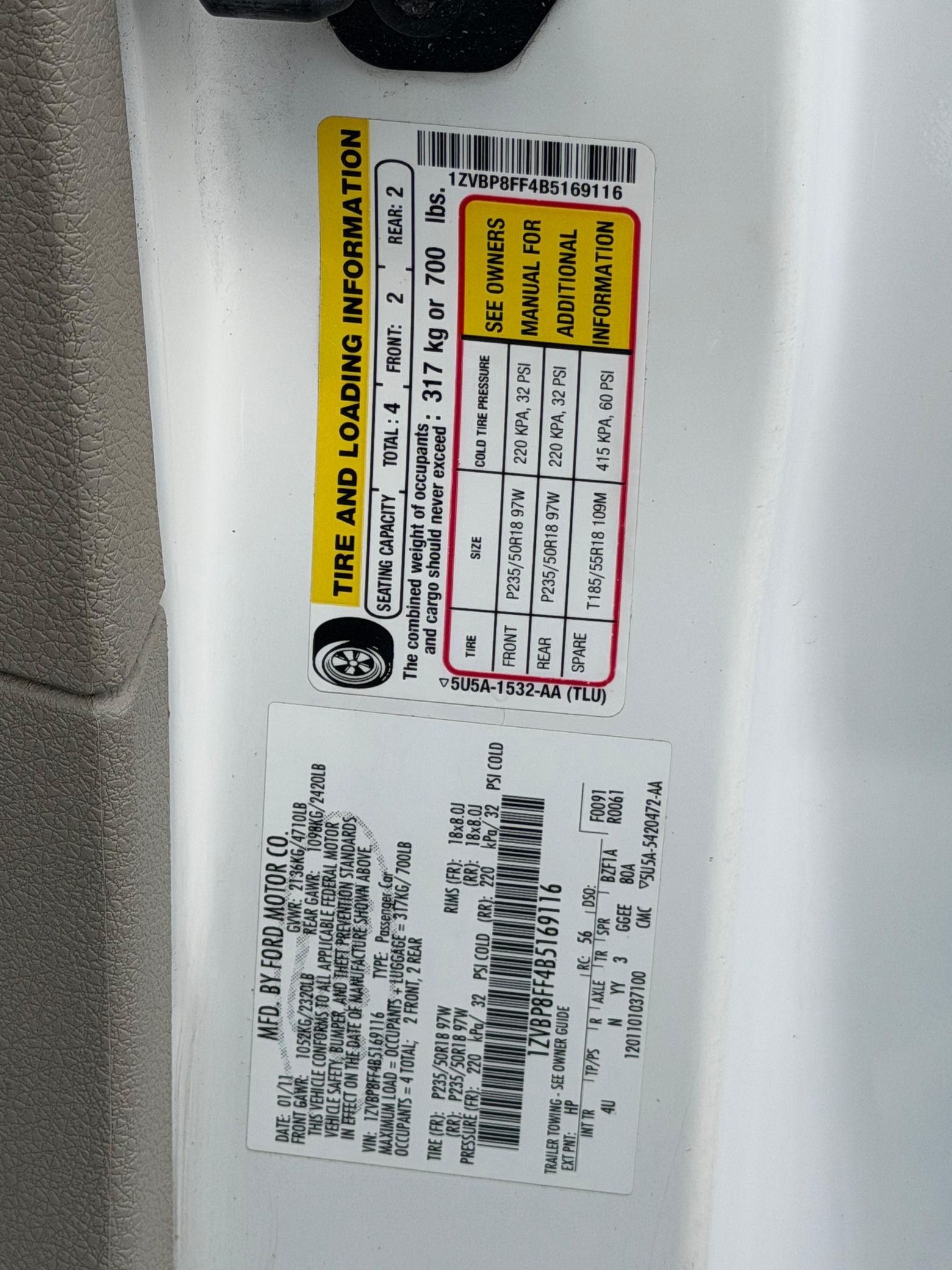 2011 Ford Mustang GT Premium