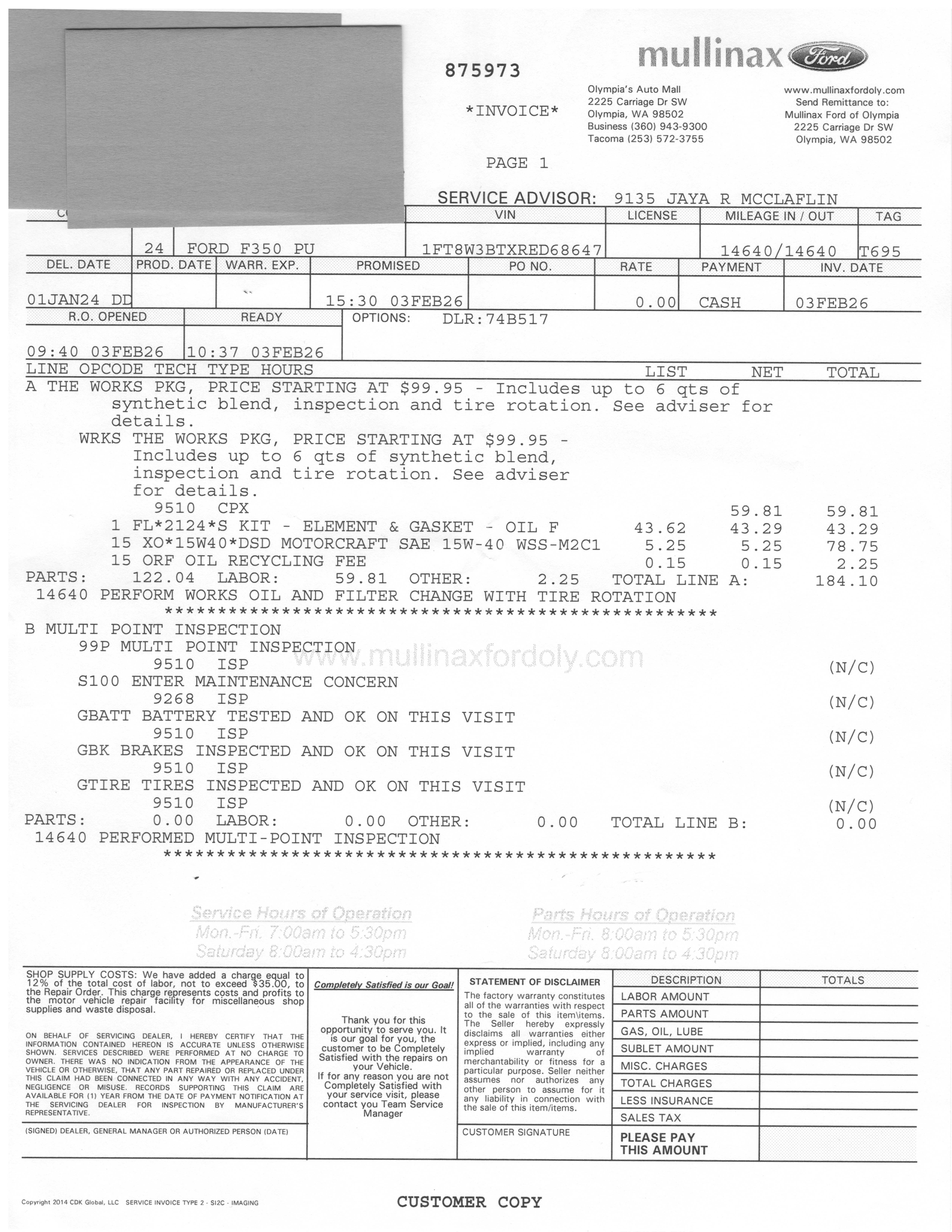 2024 Ford F350 Lariat
