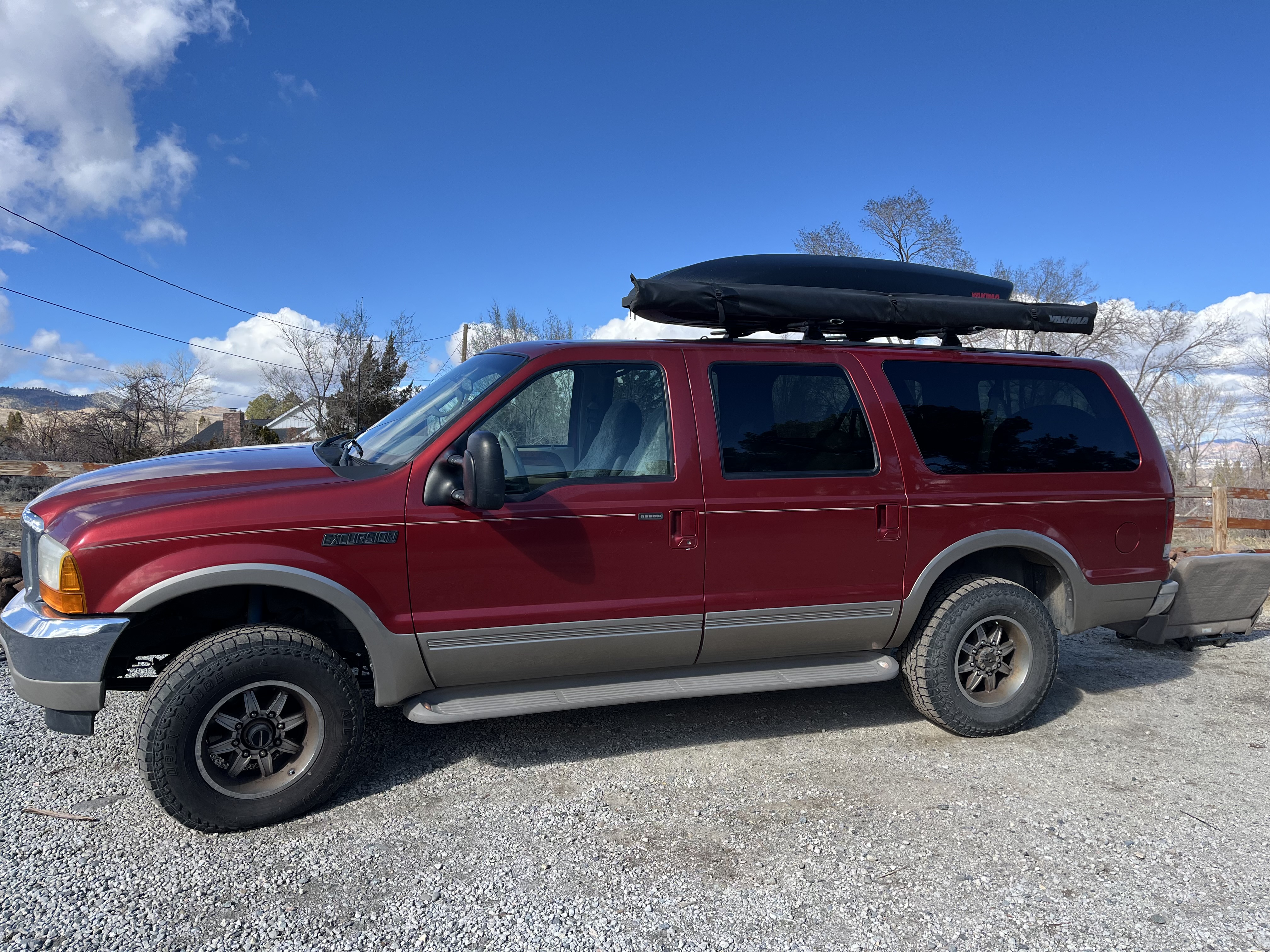 Ford excursion roof online rack