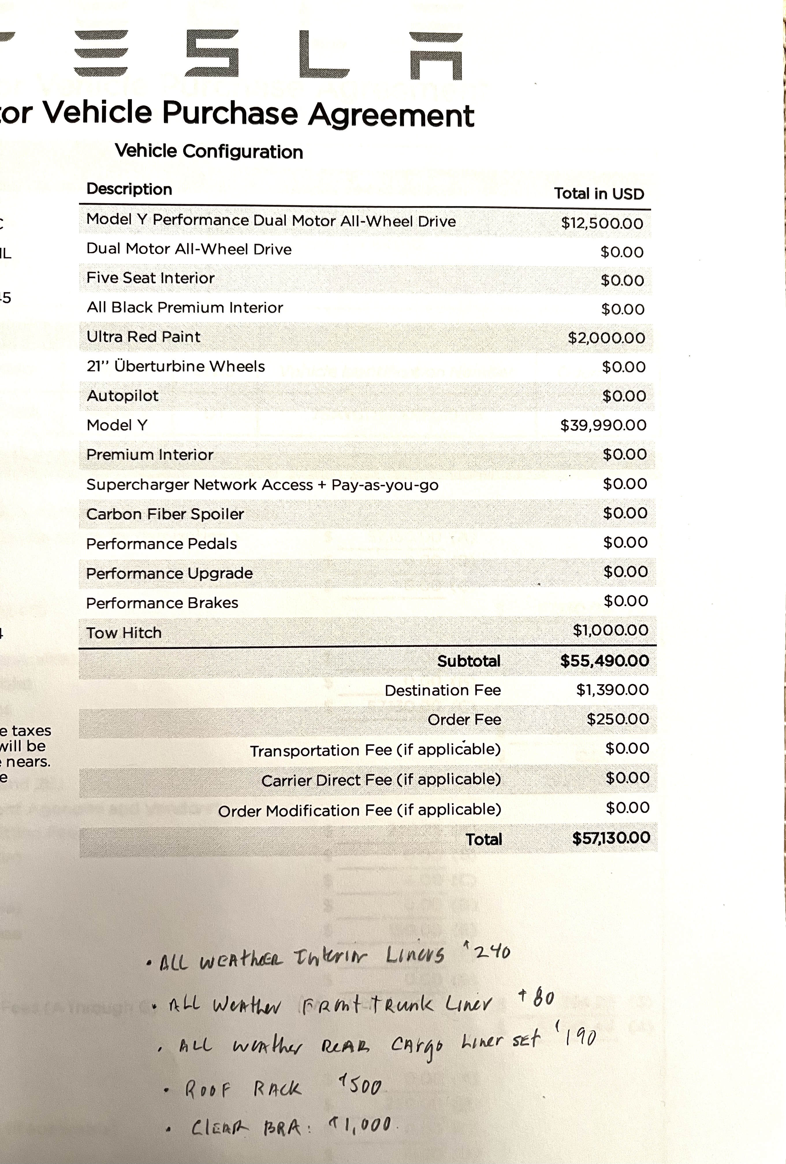 2024 Tesla Model Y Performance