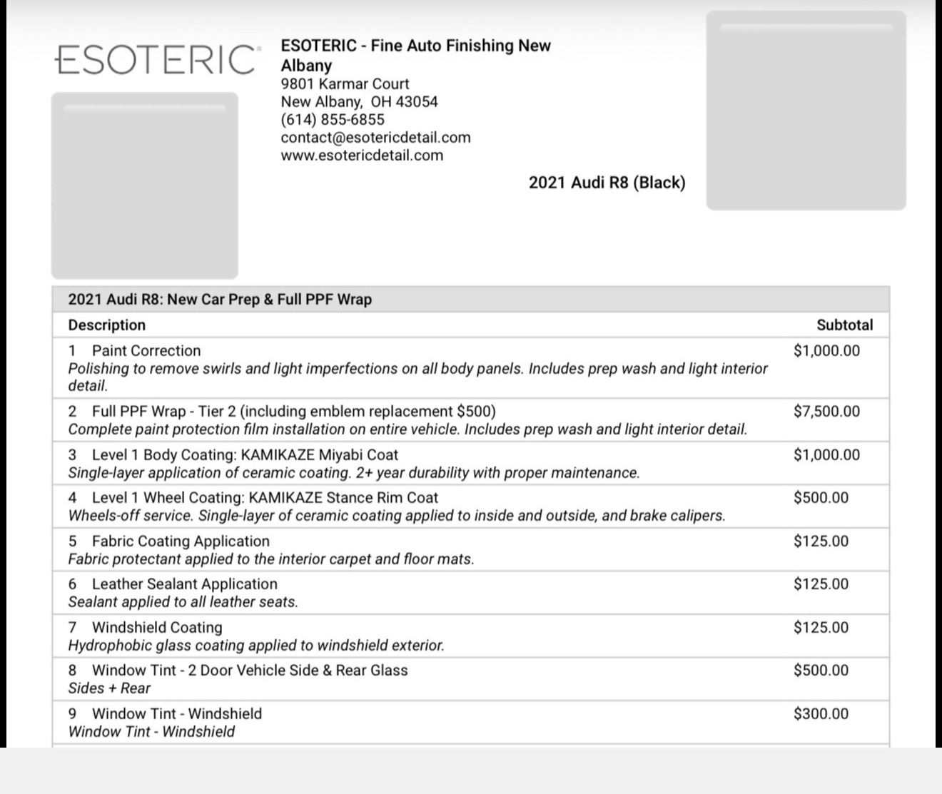 2021 Audi R8 V10 performance