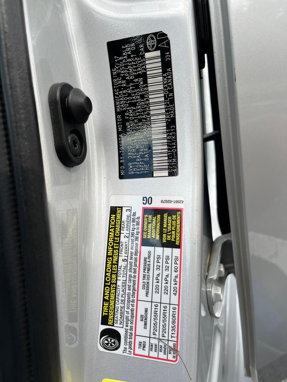 2017 Toyota Corolla LE