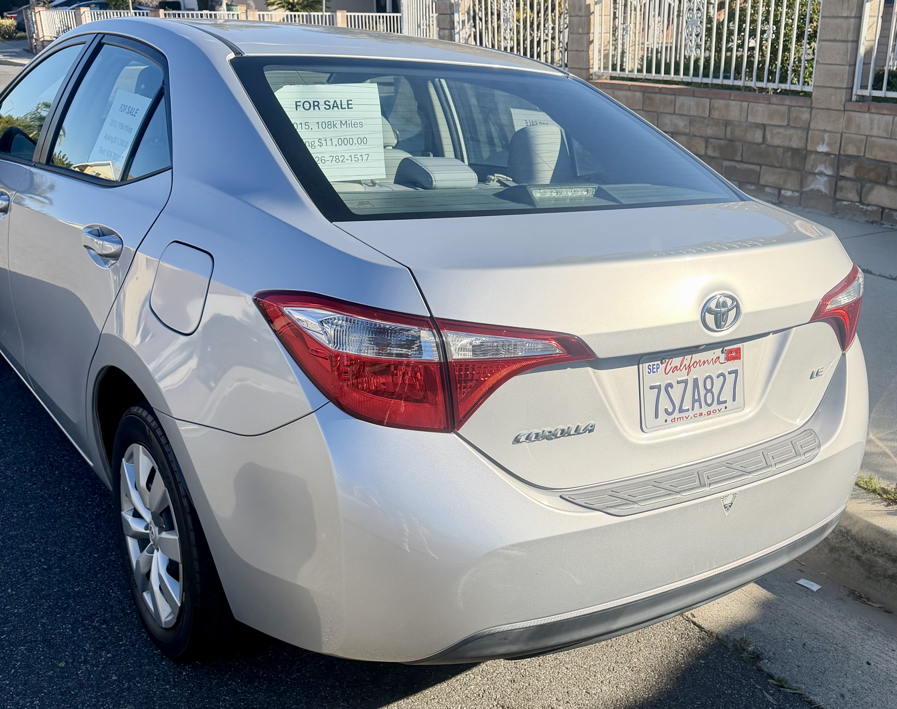 2015 Toyota Corolla LE