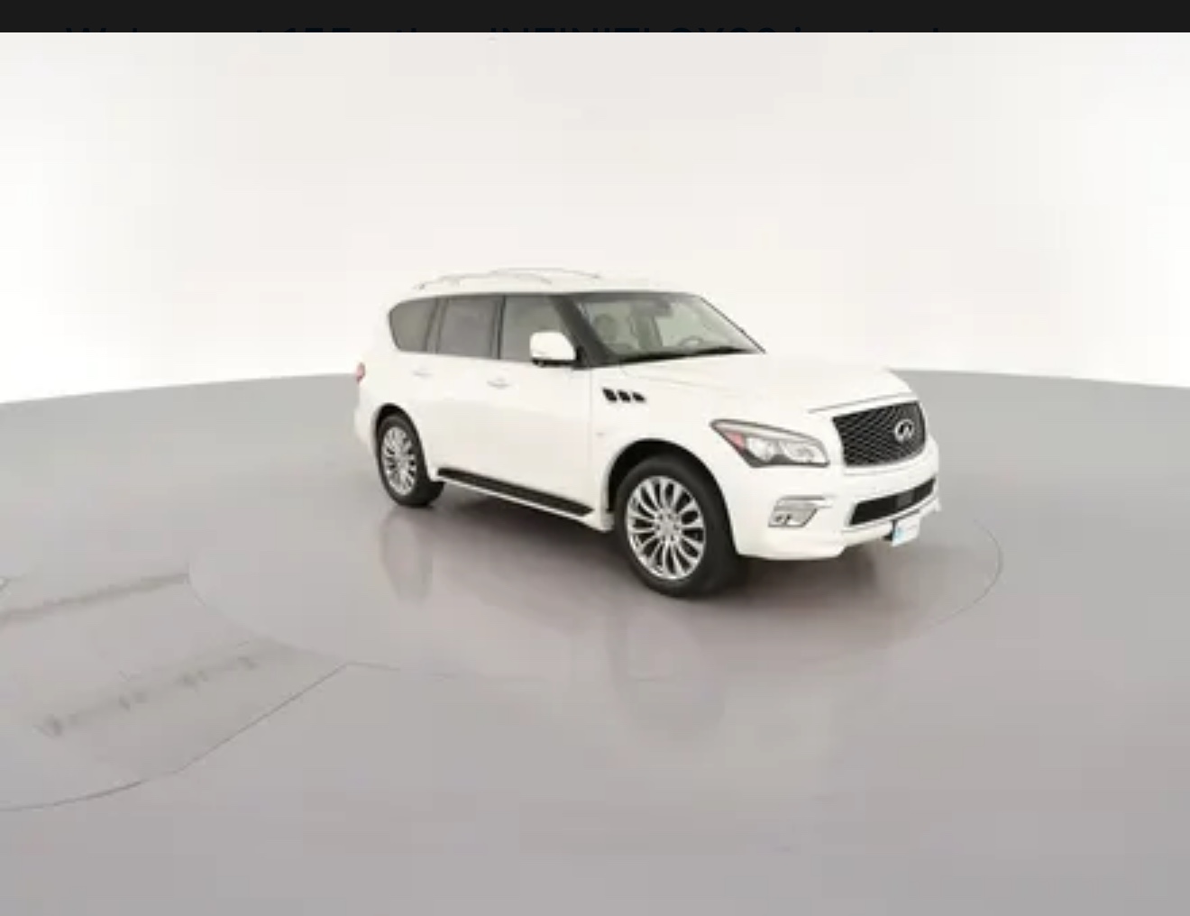 2017 INFINITI Qx80 4WD