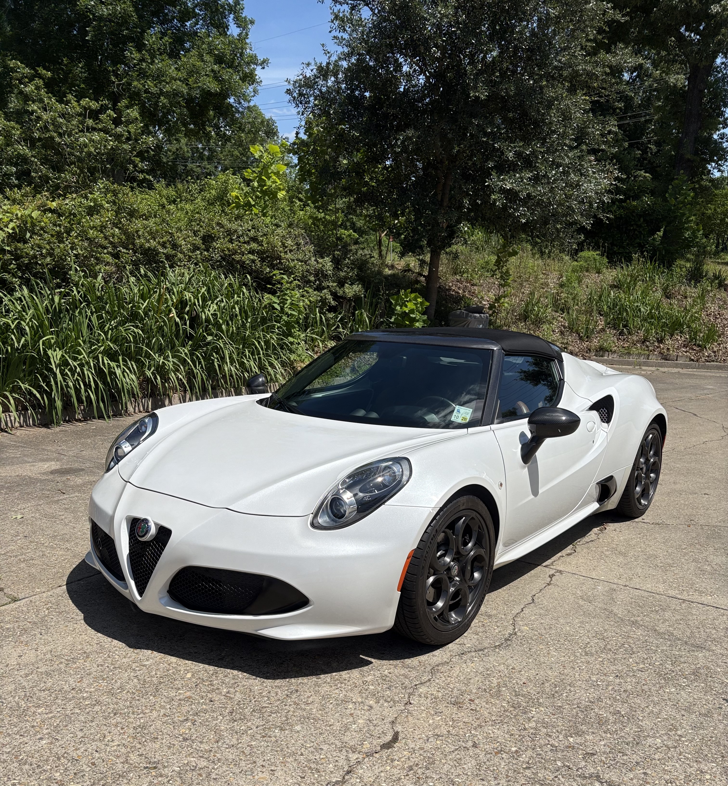 Used 2018 Alfa Romeo 4C Spider w/ Spider Track Package 4