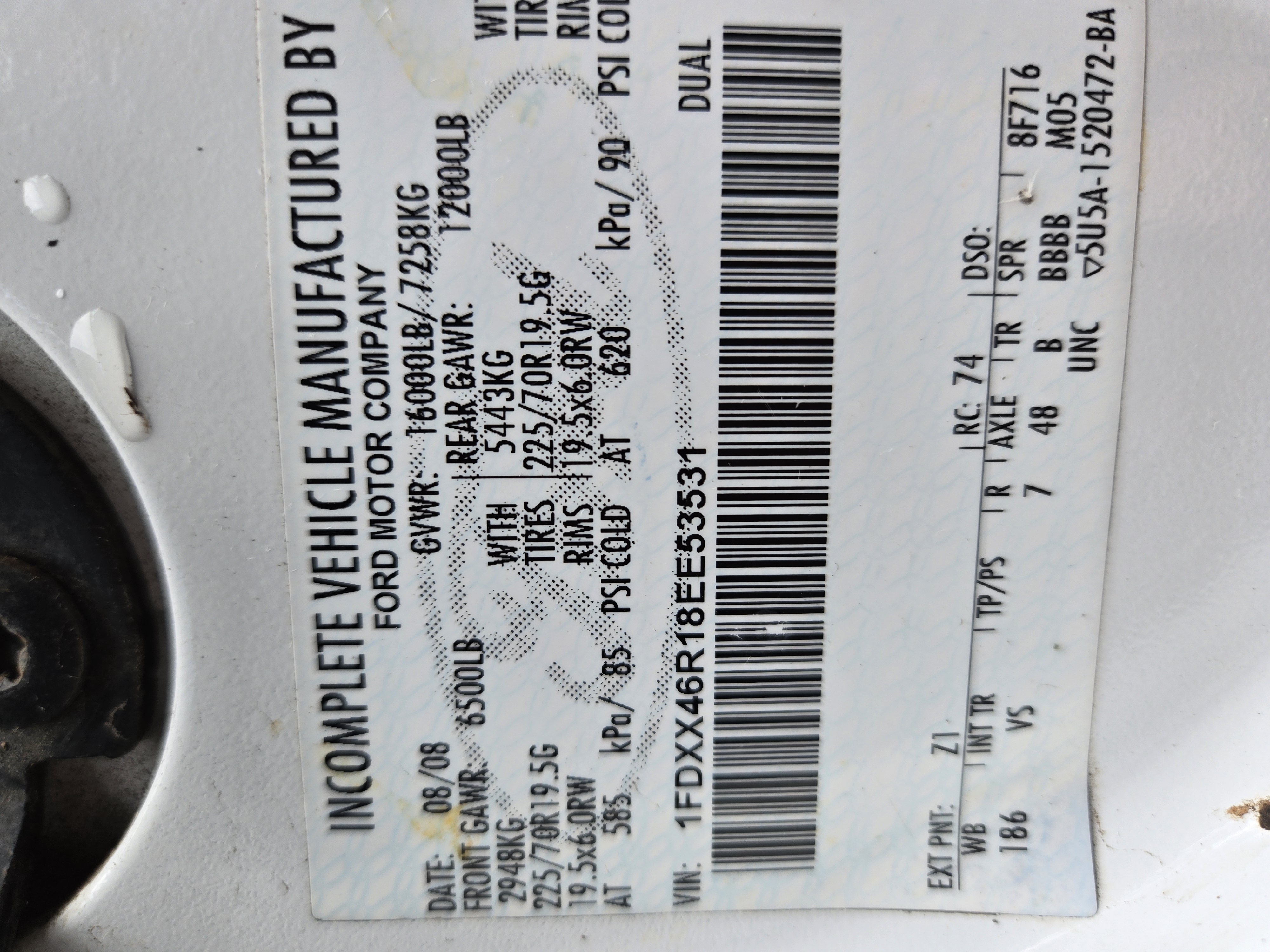 2008 Ford F450 2WD SuperCab Super Duty