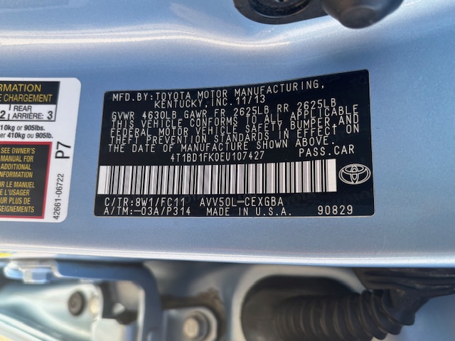 2014 Toyota Camry XLE