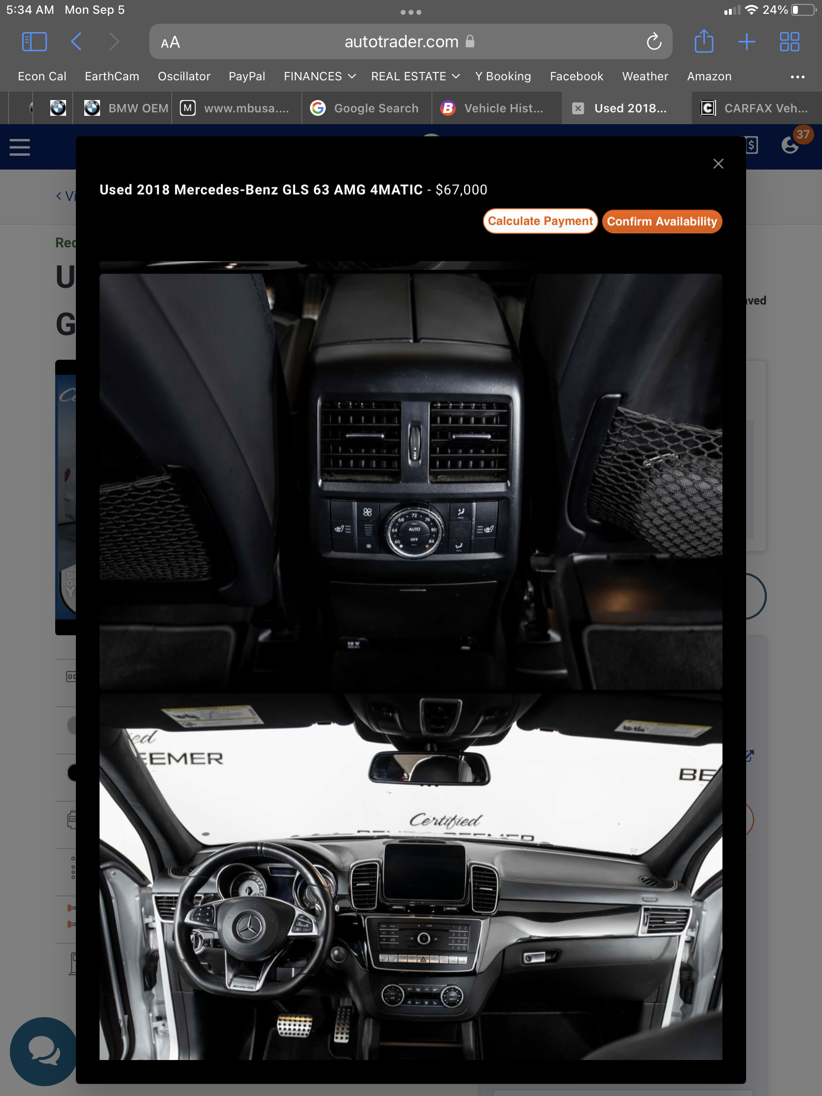 2018 Mercedes-Benz GLS 63 AMG 4MATIC