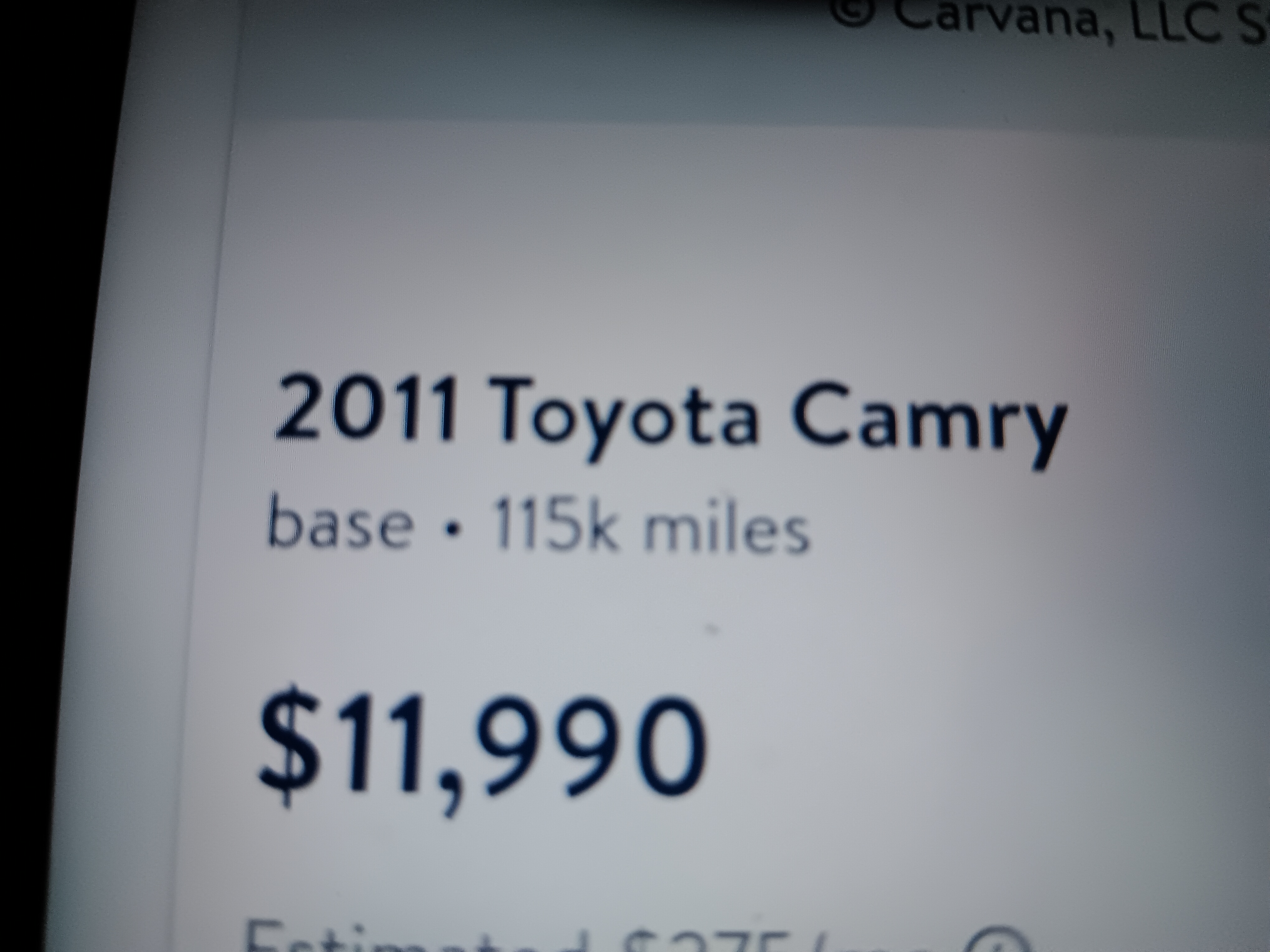 2011 Toyota Camry LE