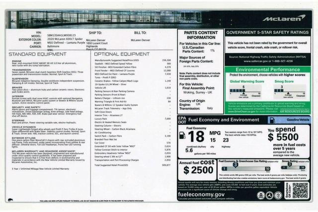 Used 2020 McLaren 600LT Spider photo 15