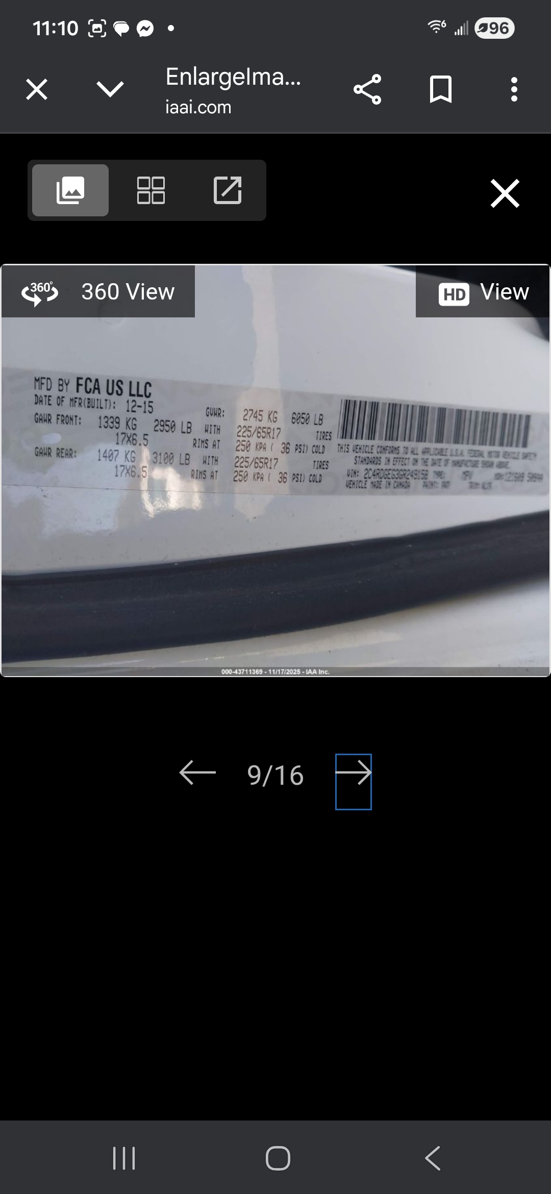 2018 Dodge Grand Caravan SE