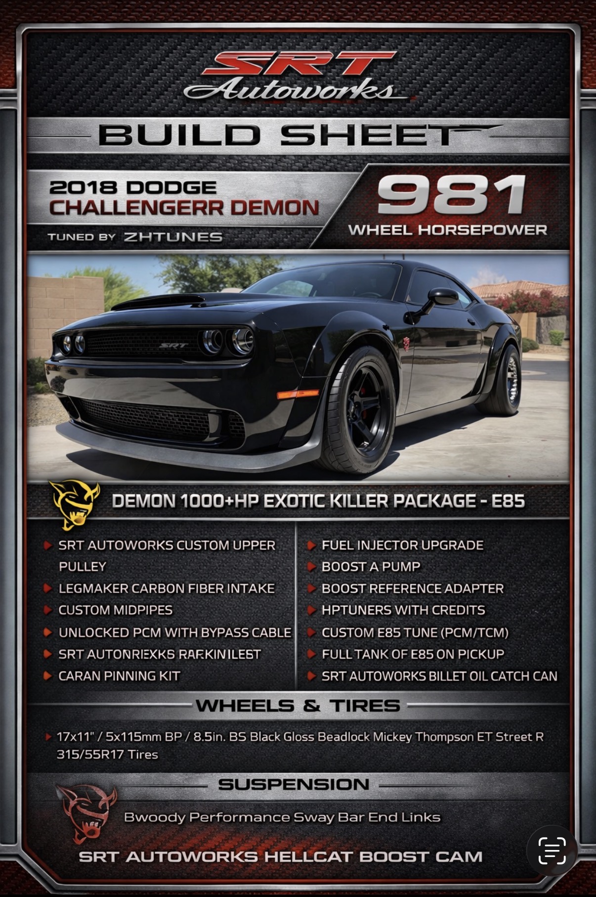 Used 2018 Dodge Challenger SRT Demon