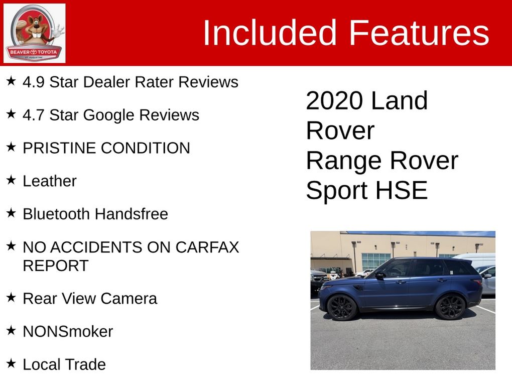 Used 2020 Land rover Range Rover Sport SUV
