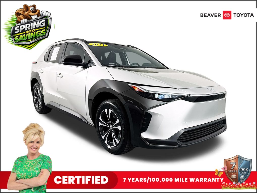 Elemental Silver Metallic 2024 Toyota bZ4X XLE FWD SUV / Crossover Front-Wheel Drive Automatic