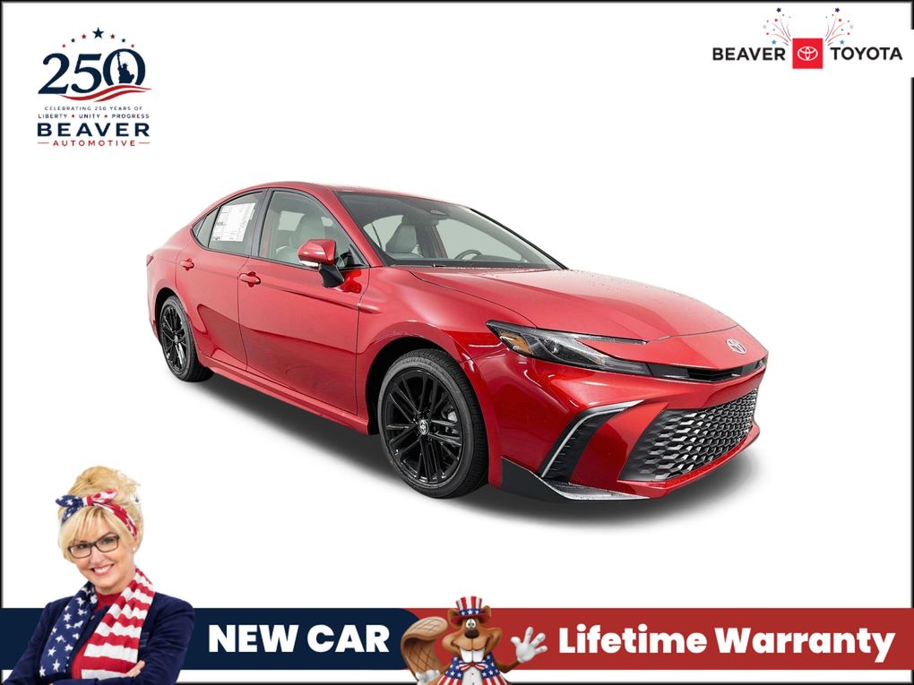 Supersonic Red 2026 Toyota Camry Sedan Front-Wheel Drive Continuously Variable Transmission