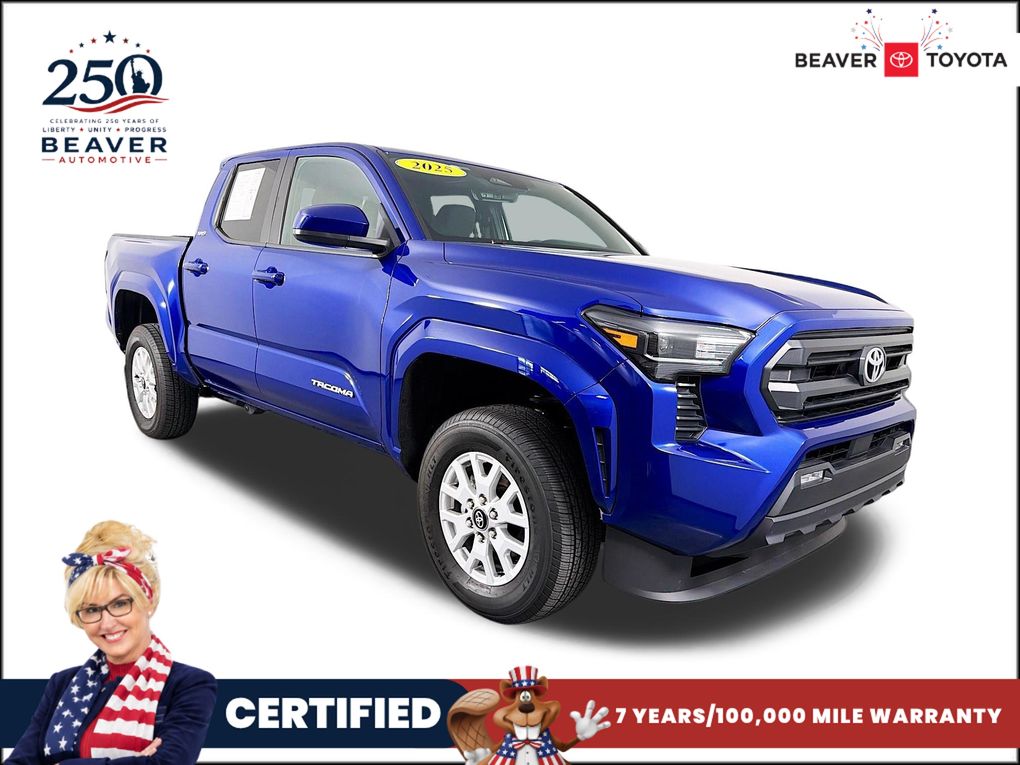 Blue Crush Metallic 2025 Toyota Tacoma Pickup Truck Four-Wheel Drive 8-Speed Automatic