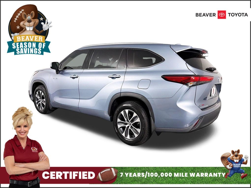Moon Dust 2021 Toyota Highlander Hybrid SUV / Crossover All-Wheel Drive Continuously Variable Transmission