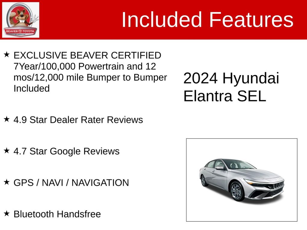 Used 2024 Hyundai Elantra Sedan