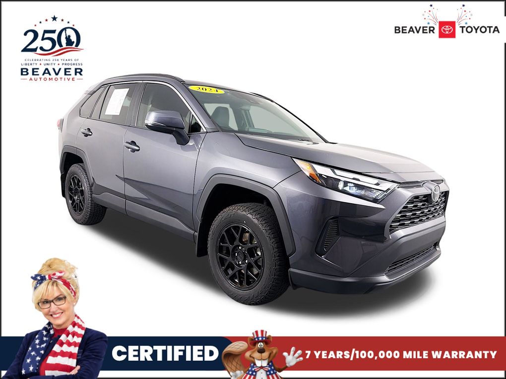 Magnetic Gray Metallic 2024 Toyota RAV4 SUV / Crossover All-Wheel Drive 8-Speed Automatic
