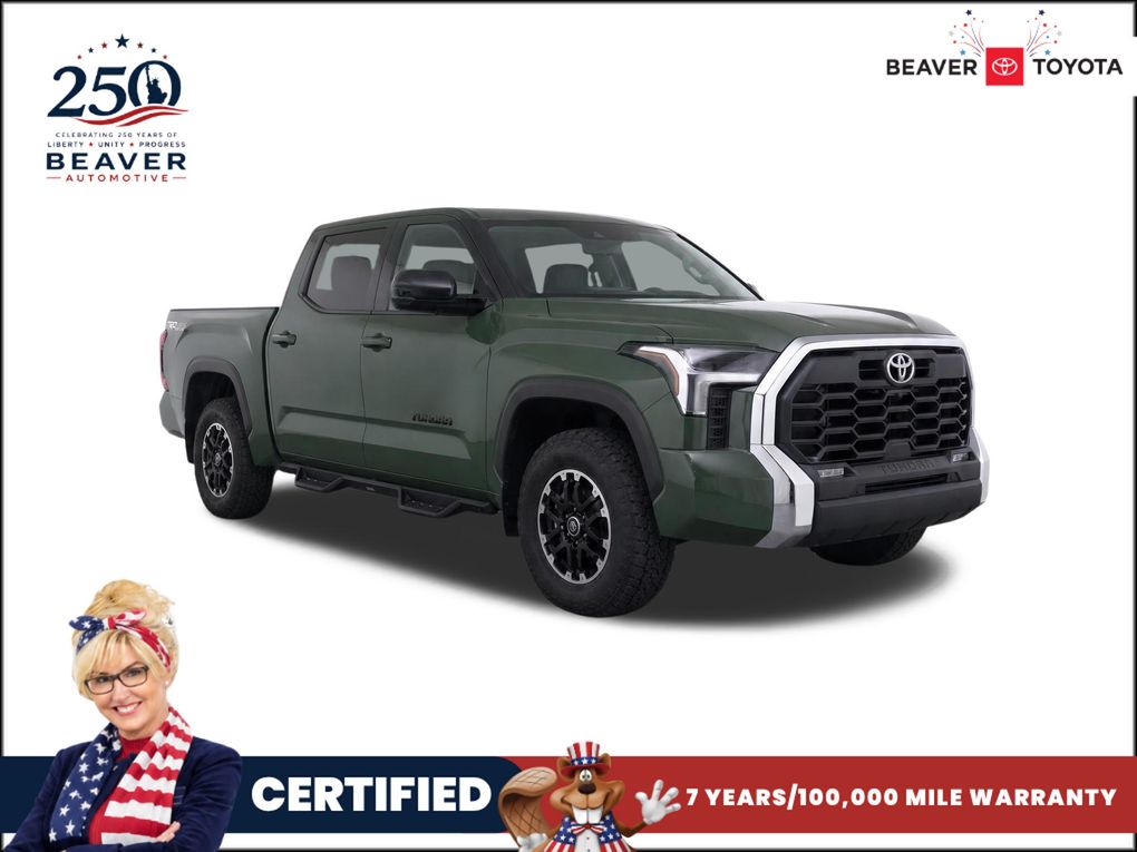 Army Green 2023 Toyota Tundra Pickup Truck Four-Wheel Drive Automatic