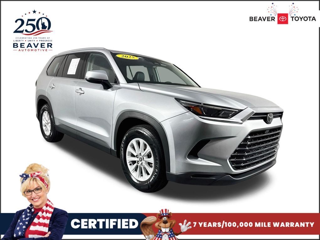 Celestial Silver Metallic 2025 Toyota Grand Highlander SUV / Crossover Front-Wheel Drive 8-Speed Automatic