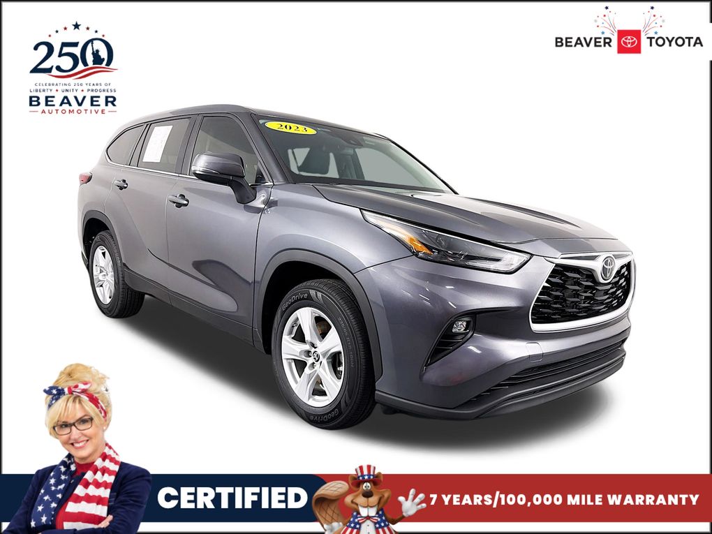 Magnetic Gray Metallic 2023 Toyota Highlander SUV / Crossover Front-Wheel Drive 8-Speed Automatic