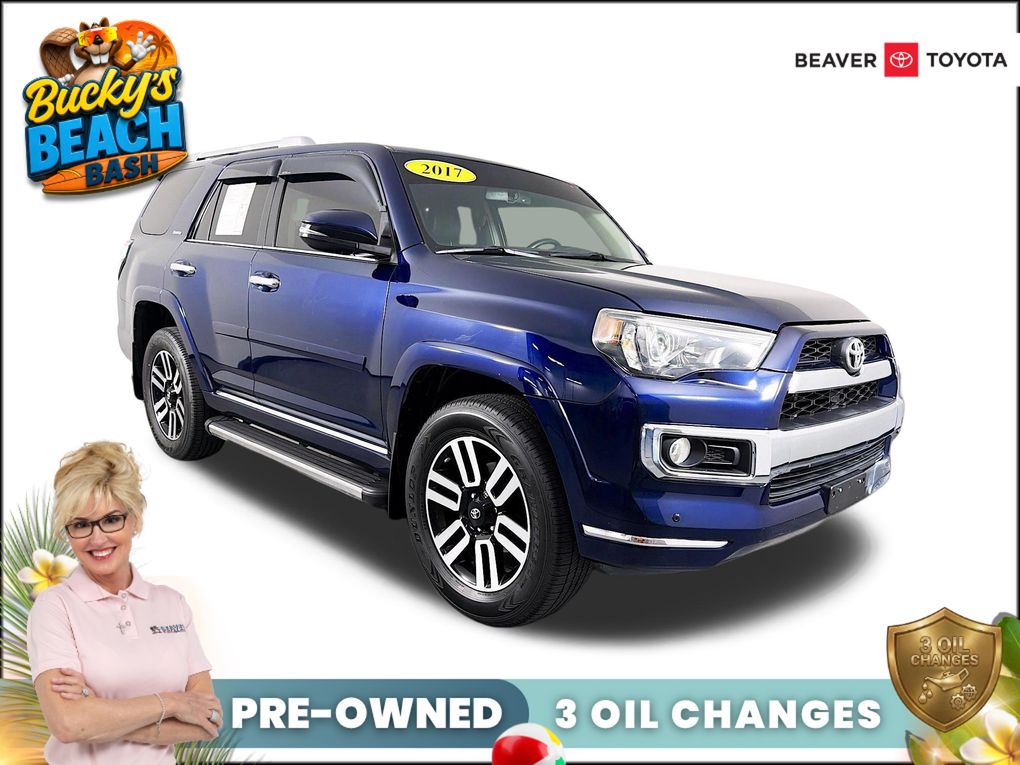 Nautical Blue Metallic 2017 Toyota 4Runner SUV / Crossover All-Wheel Drive 5-Speed Automatic Overdrive