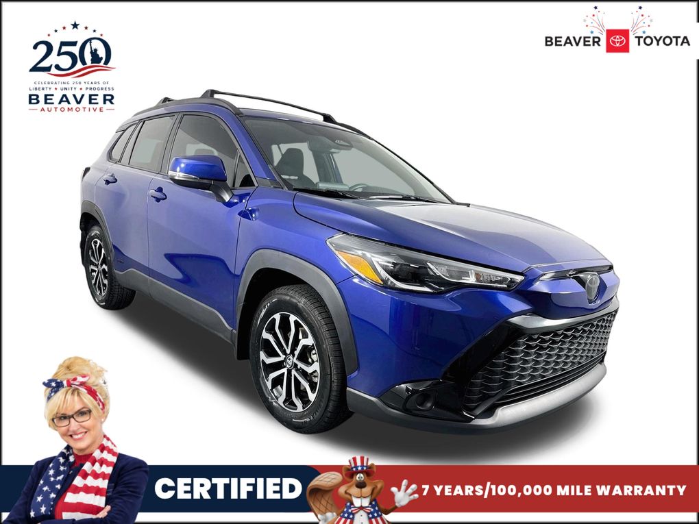 Blue Crush Metallic 2024 Toyota Corolla Cross Hybrid SUV / Crossover All-Wheel Drive Continuously Variable Transmission
