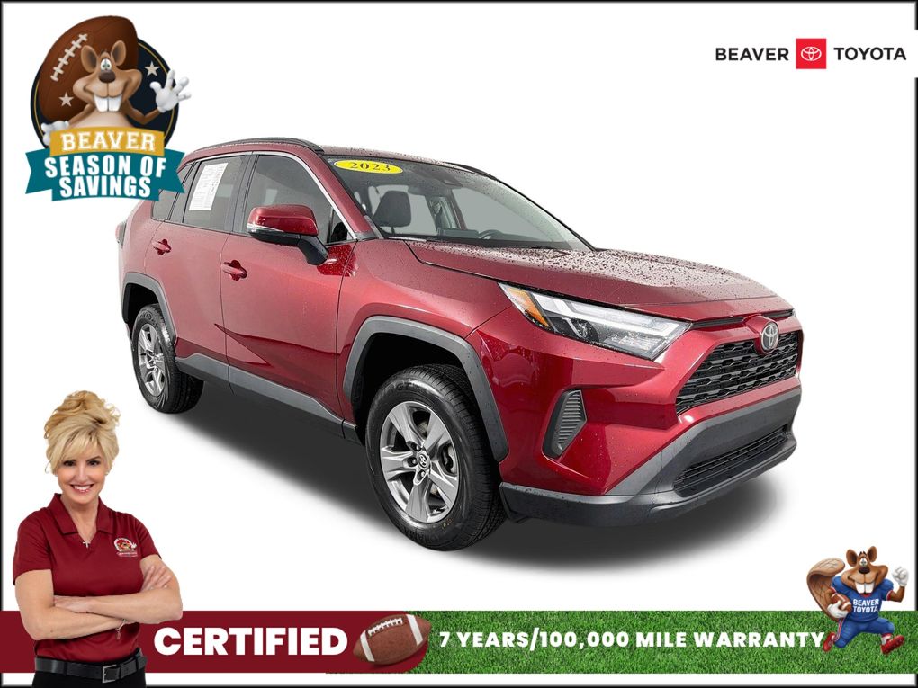Red (Ruby Flare Pearl) 2023 Toyota RAV4 SUV / Crossover Front-Wheel Drive 8-Speed Automatic