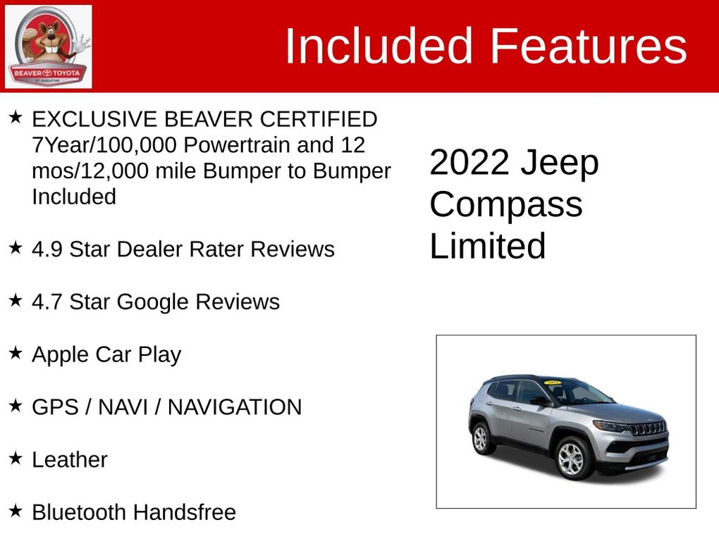 Used 2022 Jeep Compass SUV
