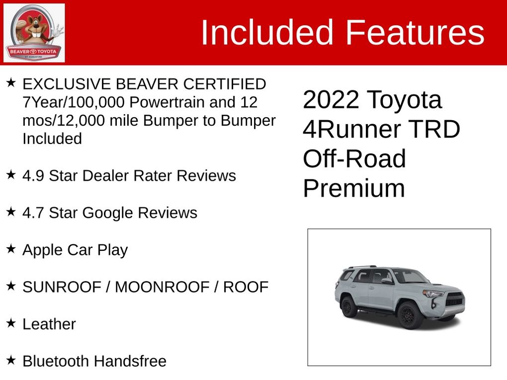 Used 2022 Toyota 4Runner SUV