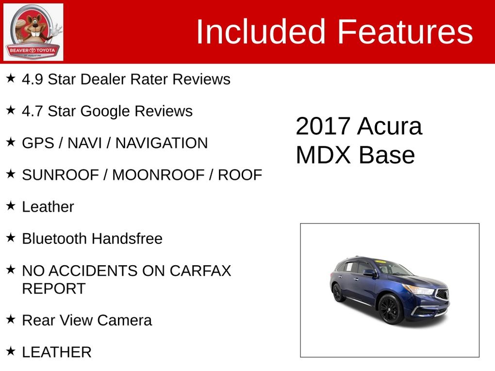 Used 2017 Acura MDX SUV