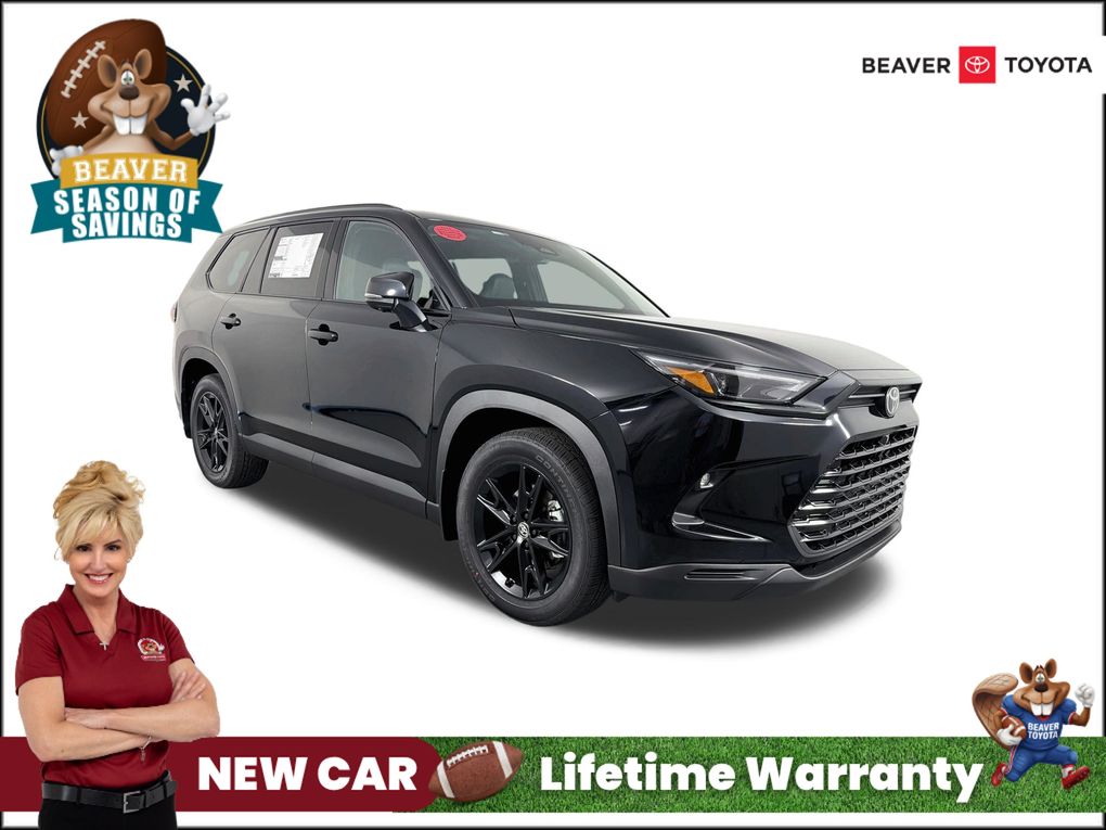 Midnight Black Metallic 2026 Toyota Grand Highlander Hybrid SUV / Crossover All-Wheel Drive Continuously Variable Transmission