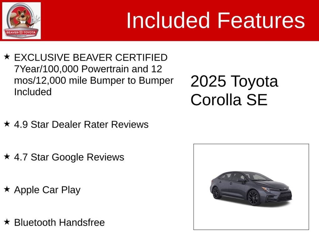 Used 2025 Toyota Corolla Sedan