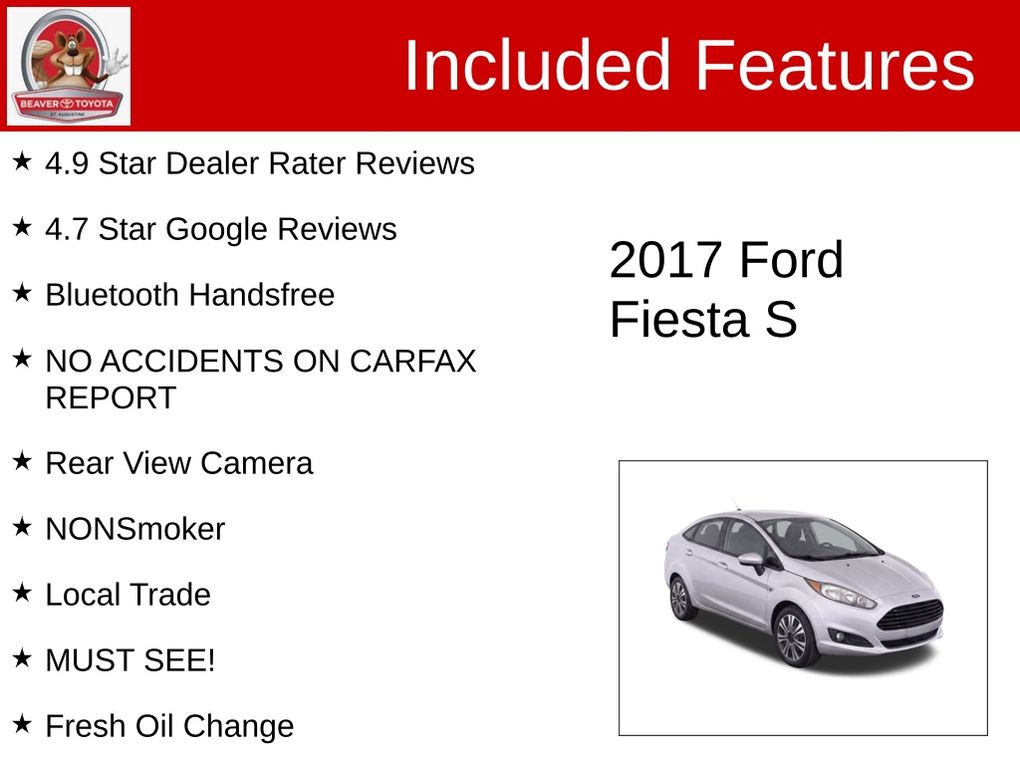 Used 2017 Ford Fiesta Sedan