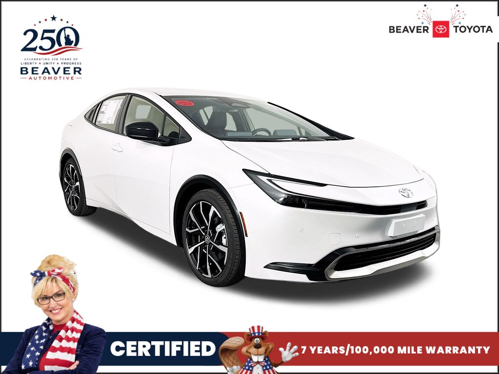 White (Wind Chill Pearl) 2026 Toyota Prius Plug-In Hybrid Hatchback Front-Wheel Drive Continuously Variable Transmission