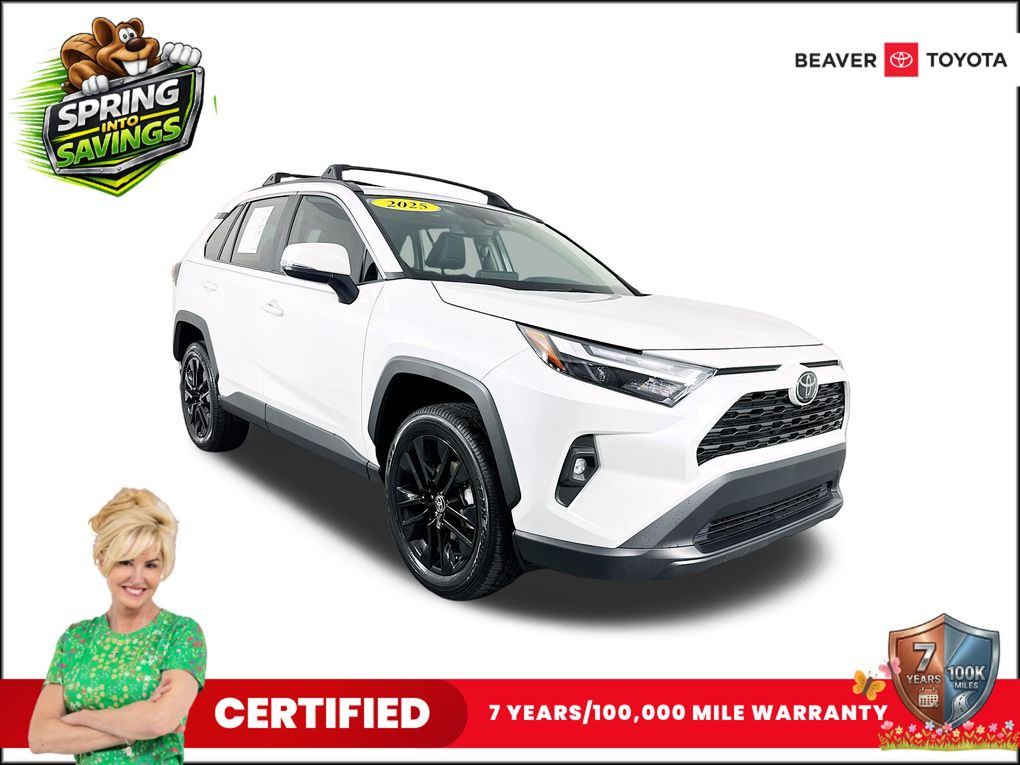 White (Wind Chill Pearl) 2025 Toyota RAV4 XLE Premium FWD SUV / Crossover Front-Wheel Drive 8-Speed Automatic
