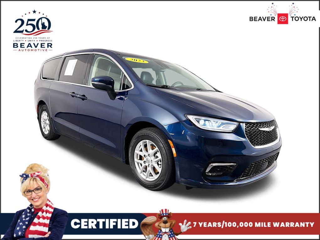 Fathom Blue Pearlcoat 2023 Chrysler Pacifica Minivan Front-Wheel Drive 9-Speed Automatic